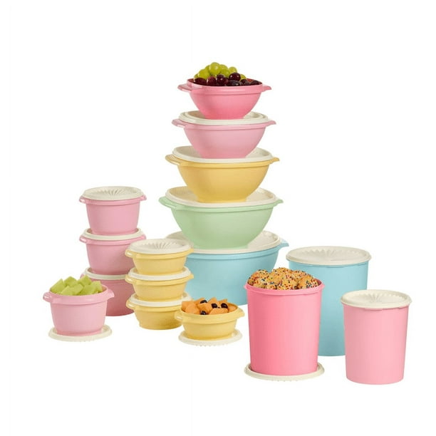 Tupperware Heritage Collection Food Storage Containers, Set of 32